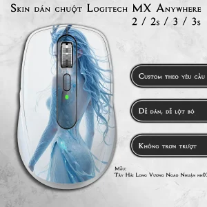 Skin dán chuột Logitech MX Anywhere mẫu Tây Hải Long Vương Ngao Nhuận nh03