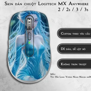 Skin dán chuột Logitech MX Anywhere mẫu Tây Hải Long Vương Ngao Nhuận nh06