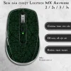 Skin dán chuột Logitech MX Anywhere mẫu X-cross xanh lá