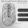 Skin dán chuột Logitech MX Anywhere mẫu X-cross đen trắng Skin dán chuột Logitech MX Anywhere mẫu X-cross đen trắng