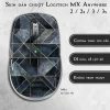 Skin dán chuột Logitech MX Anywhere mẫu đa giác tối Skin dán chuột Logitech MX Anywhere mẫu đa giác tối