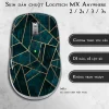 Skin dán chuột Logitech MX Anywhere mẫu đá xanh ghép viền vàng Skin dán chuột Logitech MX Anywhere mẫu đá xanh ghép viền vàng