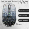 Skin dán chuột Logitech MX Anywhere mẫu đá xanh vân vàng Skin dán chuột Logitech MX Anywhere mẫu đá xanh vân vàng