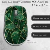 Skin dán chuột Logitech MX Anywhere mẫu đá xanh xếp chéo Skin dán chuột Logitech MX Anywhere mẫu đá xanh xếp chéo