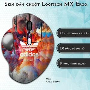 Skin dán chuột Logitech MX Ergo mẫu Adidas das108