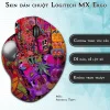 Skin dán chuột Logitech MX Ergo mẫu Aesthetic Trippy Skin dán chuột Logitech MX Ergo mẫu Aesthetic Trippy