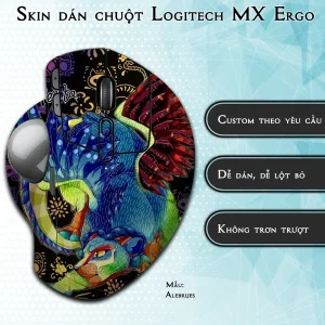 Skin dán chuột Logitech MX Ergo mẫu Alebrijes