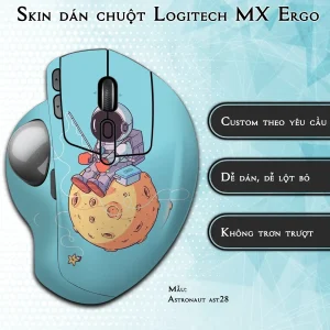 Skin dán chuột Logitech MX Ergo mẫu Astronaut ast28