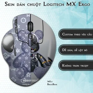 Skin dán chuột Logitech MX Ergo mẫu BrickBear