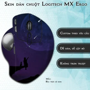 Skin dán chuột Logitech MX Ergo mẫu Bầu trời cô đơn
