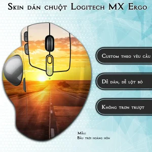 Skin dán chuột Logitech MX Ergo mẫu Bầu trời hoàng hôn