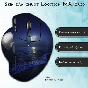 Skin dán chuột Logitech MX Ergo mẫu Bầu trời và bờ biển