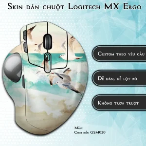 Skin dán chuột Logitech MX Ergo mẫu Chim biển GSM020