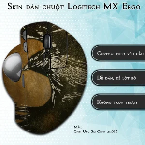 Skin dán chuột Logitech MX Ergo mẫu Chim Ưng Sải Cánh lsm013