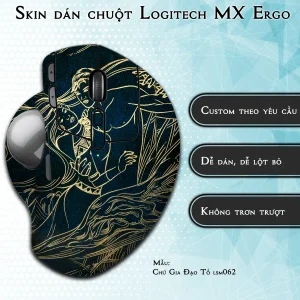 Skin dán chuột Logitech MX Ergo mẫu Chử Gia Đạo Tổ lsm062