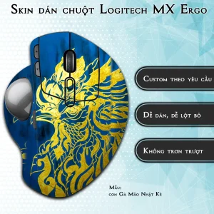 Skin dán chuột Logitech MX Ergo mẫu con Gà Mão Nhật Kê