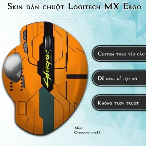 Skin dán chuột Logitech MX Ergo mẫu Cyberpunk cyb11