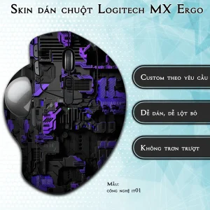 Skin dán chuột Logitech MX Ergo mẫu công nghệ it01