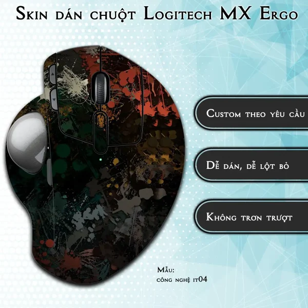 Skin dán chuột Logitech MX Ergo mẫu công nghệ it04
