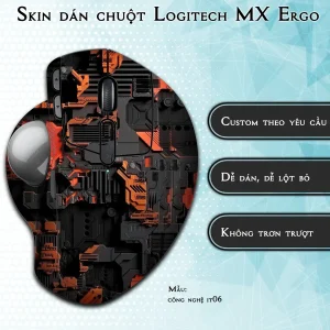 Skin dán chuột Logitech MX Ergo mẫu công nghệ it06