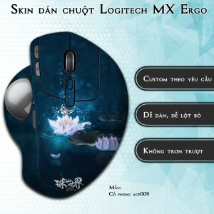 Skin dán chuột Logitech MX Ergo mẫu Cổ phong acp009