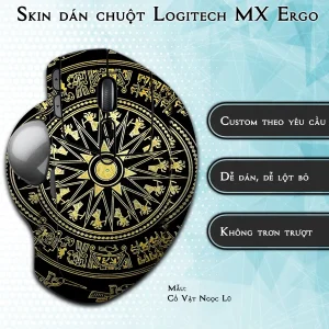 Skin dán chuột Logitech MX Ergo mẫu Cổ Vật Ngọc Lũ