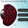 Skin dán chuột Logitech MX Ergo mẫu da rắn đỏ Skin dán chuột Logitech MX Ergo mẫu da rắn đỏ