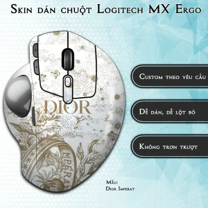 Skin dán chuột Logitech MX Ergo mẫu Dior Imperat