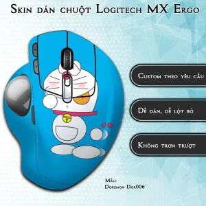 Skin dán chuột Logitech MX Ergo mẫu Doremon Dor006