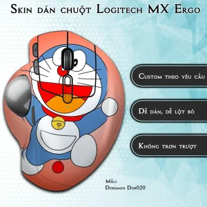 Skin dán chuột Logitech MX Ergo mẫu Doremon Dor020