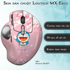 Skin dán chuột Logitech MX Ergo mẫu Doremon Dor033