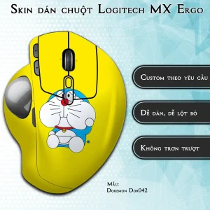 Skin dán chuột Logitech MX Ergo mẫu Doremon Dor042