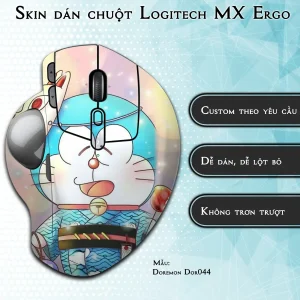 Skin dán chuột Logitech MX Ergo mẫu Doremon Dor044