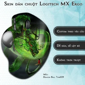 Skin dán chuột Logitech MX Ergo mẫu Dragon Ball 7vnr029