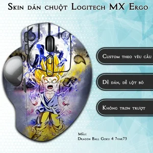 Skin dán chuột Logitech MX Ergo mẫu Dragon Ball Goku 4 7vnr73