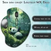 Skin dán chuột Logitech MX Ergo mẫu Gấu trúc thư giãn Skin dán chuột Logitech MX Ergo mẫu Gấu trúc thư giãn