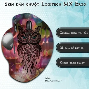Skin dán chuột Logitech MX Ergo mẫu Hoa văn hov017
