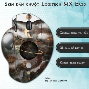 Skin dán chuột Logitech MX Ergo mẫu Hệ mặt trời GSM194