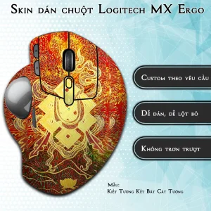 Skin dán chuột Logitech MX Ergo mẫu Kiết Tường Kết Bát Cát Tường