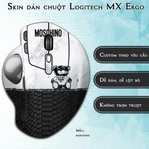 Skin dán chuột Logitech MX Ergo mẫu moschino