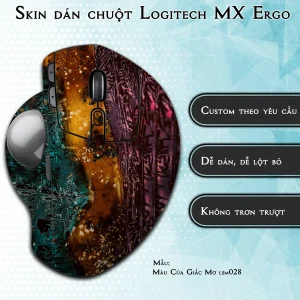 Skin dán chuột Logitech MX Ergo mẫu Màu Của Giấc Mơ lsm028