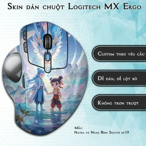 Skin dán chuột Logitech MX Ergo mẫu Natra và Ngao Bính Socute nt19
