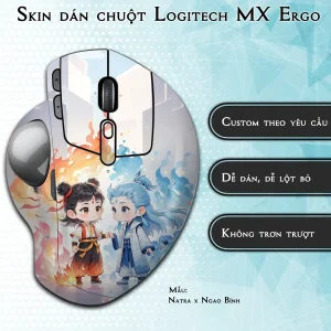 Skin dán chuột Logitech MX Ergo mẫu Natra x Ngao Bính