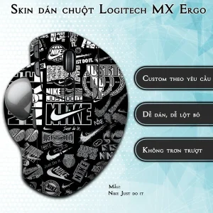 Skin dán chuột Logitech MX Ergo mẫu Nike Just do it