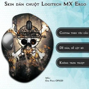 Skin dán chuột Logitech MX Ergo mẫu One Piece OPi020
