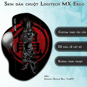 Skin dán chuột Logitech MX Ergo mẫu Songoku Dragon Ball 7vnr031