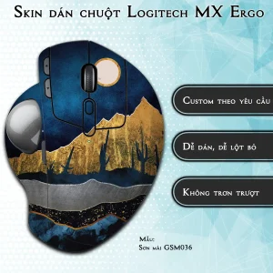 Skin dán chuột Logitech MX Ergo mẫu Sơn mài GSM036