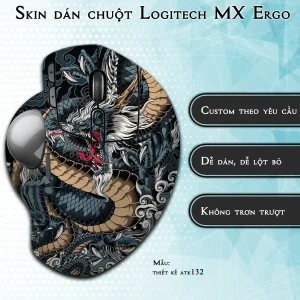 Skin dán chuột Logitech MX Ergo mẫu thiết kế atk132