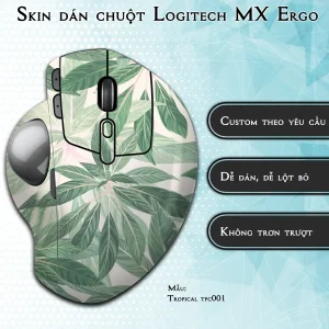 Skin dán chuột Logitech MX Ergo mẫu Tropical tpc001