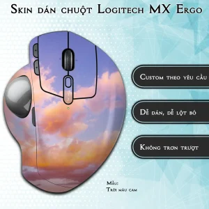 Skin dán chuột Logitech MX Ergo mẫu Trời màu cam